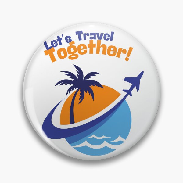 Item preview,  Let’s Travel Together – Fun Tropical Travel Design designed and sold by Designkarte.