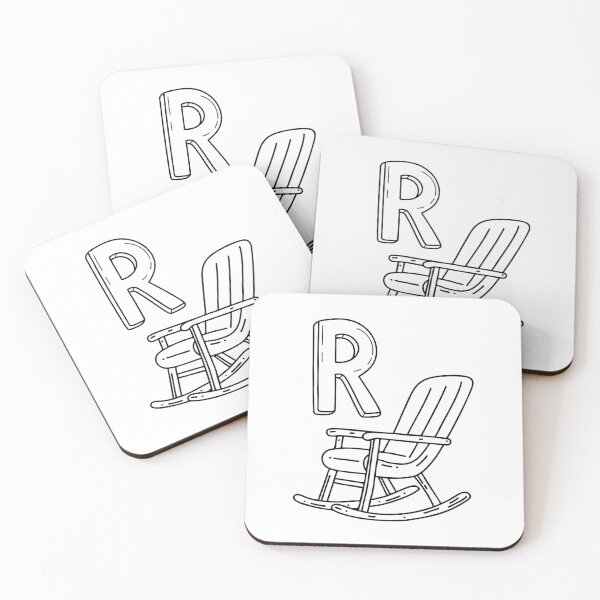 Item preview, An Illustration of letter R stand for Rockin chair designed and sold by rasagamastore.