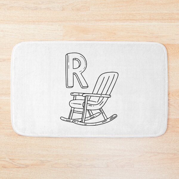 Item preview, An Illustration of letter R stand for Rockin chair designed and sold by rasagamastore.