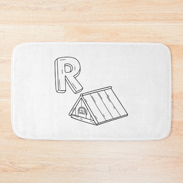 Item preview, An Illustration of letter R stand for Roof designed and sold by rasagamastore.