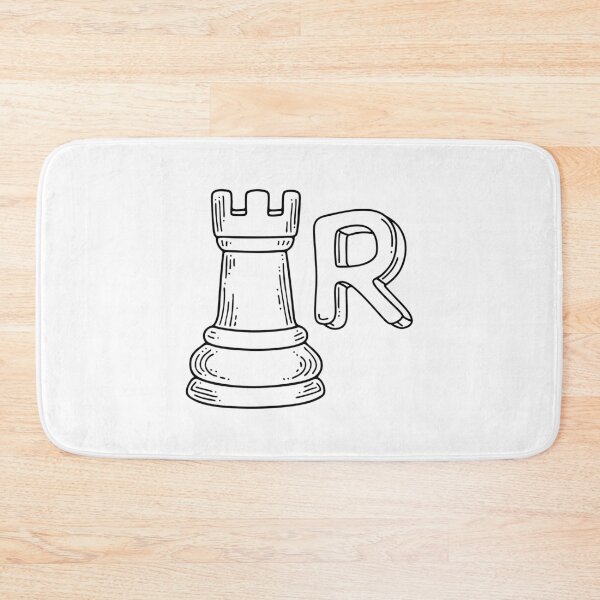 Item preview, An Illustration of letter R stand for Rook designed and sold by rasagamastore.