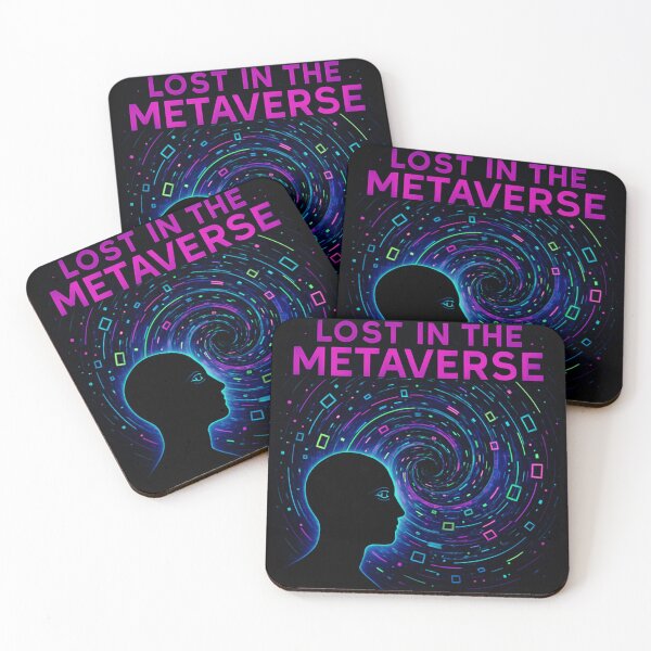 Item preview, Lost in the Metaverse - Futuristic VR Gaming Tech Design designed and sold by goodcrystals.