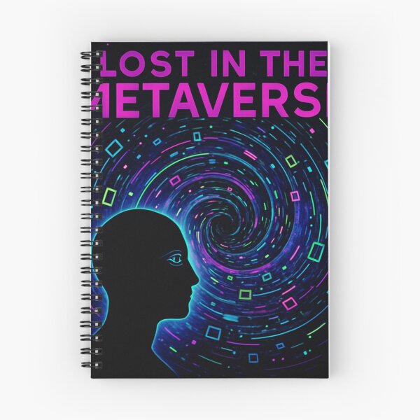 Item preview, Lost in the Metaverse - Futuristic VR Gaming Tech Design designed and sold by goodcrystals.