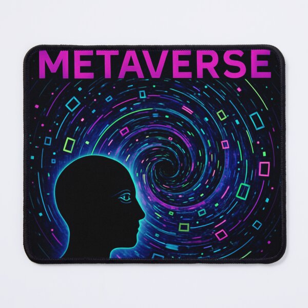 Item preview, Lost in the Metaverse - Futuristic VR Gaming Tech Design designed and sold by goodcrystals.