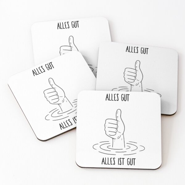 Artikelvorschau, Sarkasmus pur – Daumen hoch beim Untergehen | Schwarz-Weiß Grafik entworfen und verkauft von VariousGoodies.