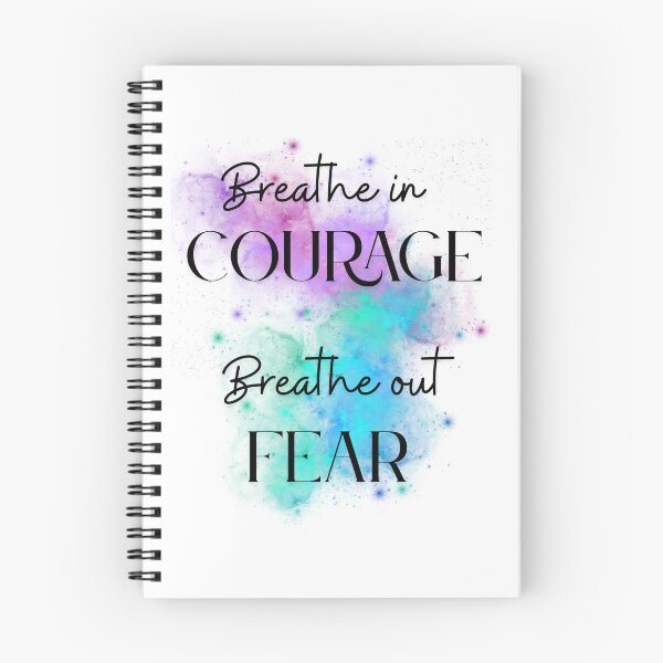 Item preview, Breathe in courage. Breathe out fear. designed and sold by Mantikorns.