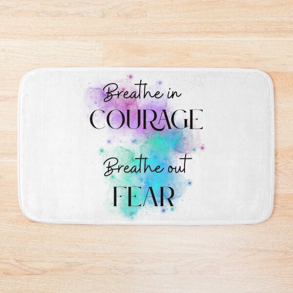 Item preview, Breathe in courage. Breathe out fear. designed and sold by Mantikorns.