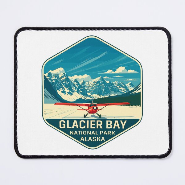 Item preview, Glacier Bay National Park Retro Alaska Sticker designed and sold by Ismeal Von.