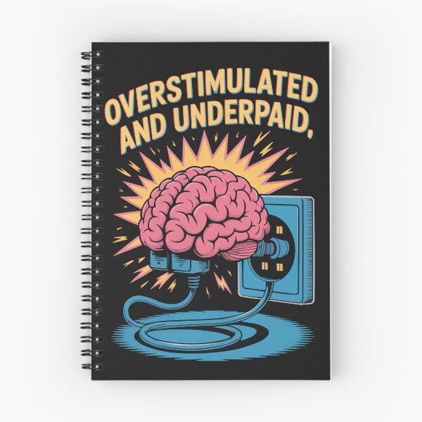 Item preview, Overstimulated and Underpaid designed and sold by Ketique.