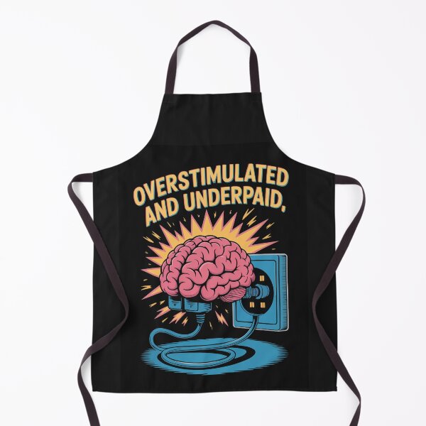 Item preview, Overstimulated and Underpaid designed and sold by Ketique.