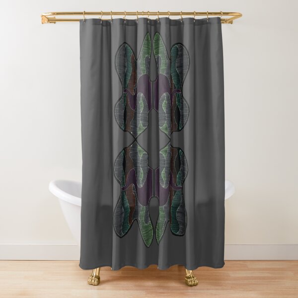 Route 3 collage 1 inv Shower Curtain