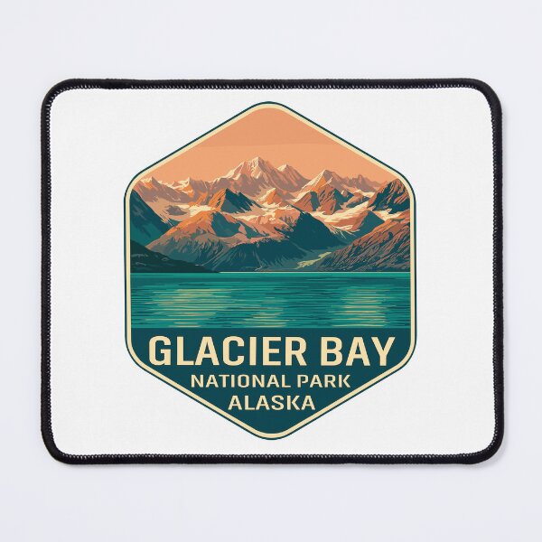 Item preview, Glacier Bay National Park Retro Alaska Sticker designed and sold by Ismeal Von.