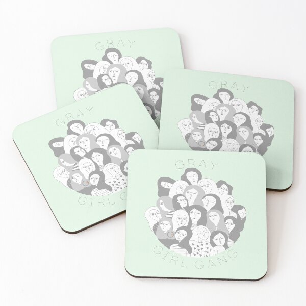 Item preview, GRAY GIRL GANG I - green designed and sold by OG2U.