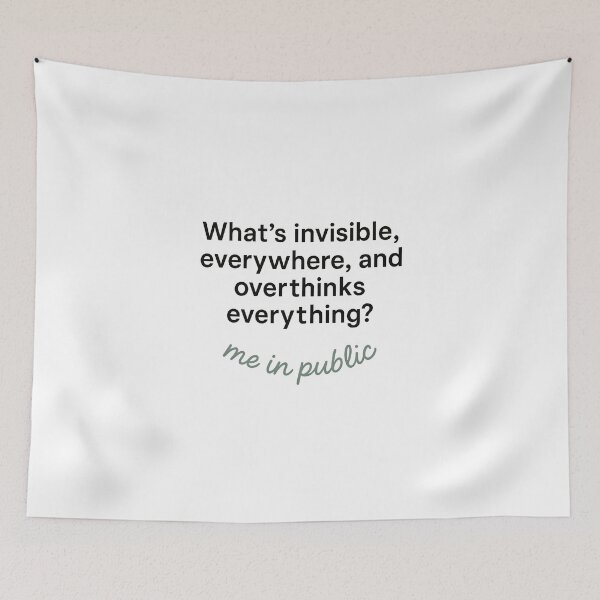Item preview, Brain Teaser Riddle Typography designed and sold by Uglyandcute.