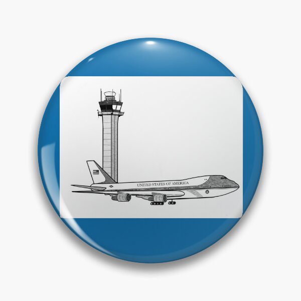 Item preview, Andrew’s Airport Tower & Airplane designed and sold by HuiCreations.