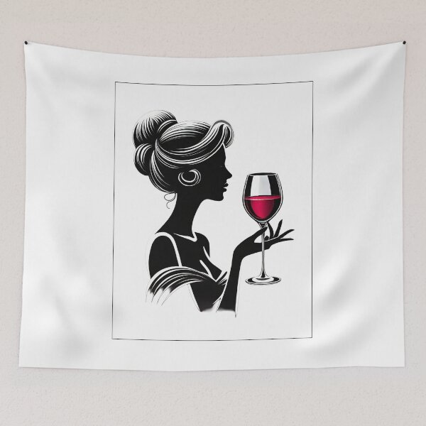 Item preview, Sip in Style: Scarlet Elegance designed and sold by InkandAccents.