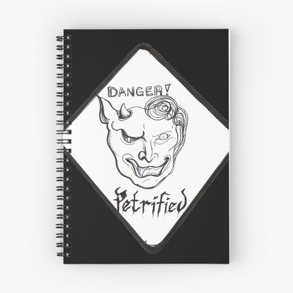 Item preview, demon warning sign designed and sold by Fevered Artist.