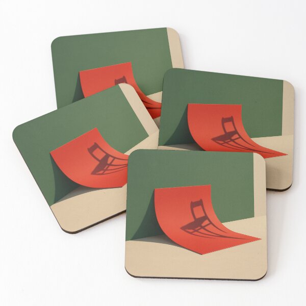 Item preview, The Absent Seat – Minimalist Chair Shadow on Curved Surface designed and sold by Aesthread.