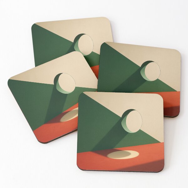 Item preview, Circle of Light – Minimalist Geometric Form with Diagonal Contrast designed and sold by Aesthread.