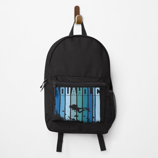 Item preview, Aquaholic Diver – Scuba Diving Ocean Lover Gift, Underwater Explorer Design designed and sold by Zaru Art Studio.