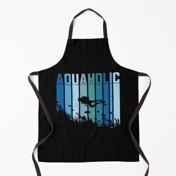 Item preview, Aquaholic Diver – Scuba Diving Ocean Lover Gift, Underwater Explorer Design designed and sold by Zaru Art Studio.