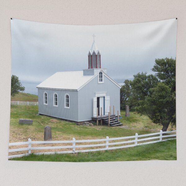 Item preview, Hrafnseyri Church, Westfjords, Iceland designed and sold by HazelWright.
