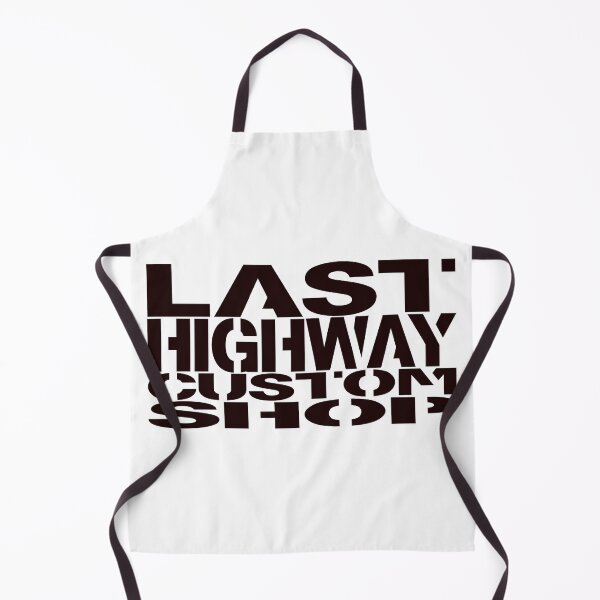 Item preview, Last Highway Custom Shop Logo Black designed and sold by LastHighwayTees.