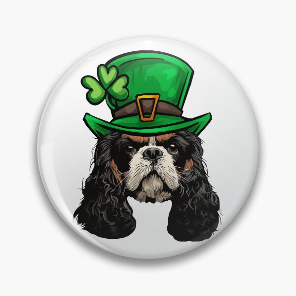 Item preview, St Patricks Day Cavalier King Charles Spaniel designed and sold by whyitsme.