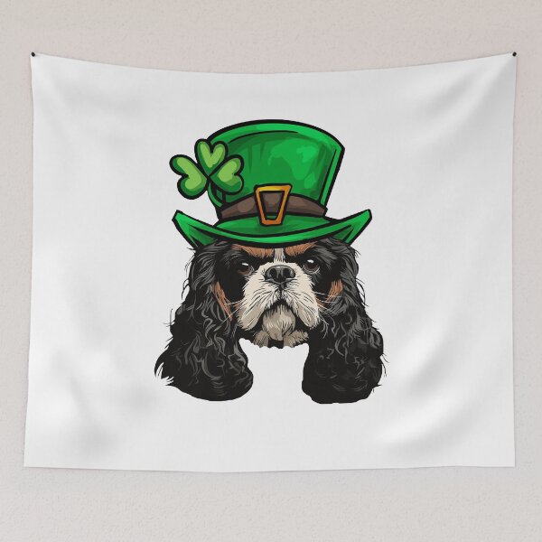Item preview, St Patricks Day Cavalier King Charles Spaniel designed and sold by whyitsme.