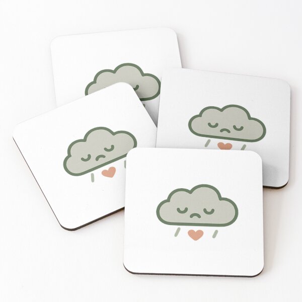Item preview, Sad Cloud Hoodie – Meltdown-Cute Comfort for Rainy Brains designed and sold by Crisisbutmakeitcute.
