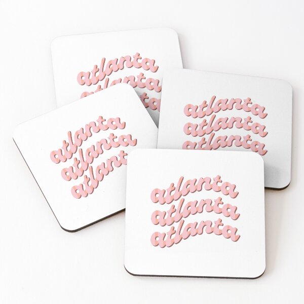 Item preview, Blush Wave Atlanta – Cute Retro City Sticker designed and sold by Fern&Lantern.