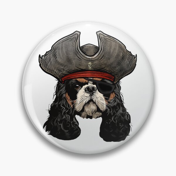Item preview, Cavalier King Charles Spaniel Pirate designed and sold by whyitsme.