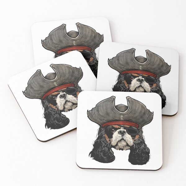 Item preview, Cavalier King Charles Spaniel Pirate designed and sold by whyitsme.