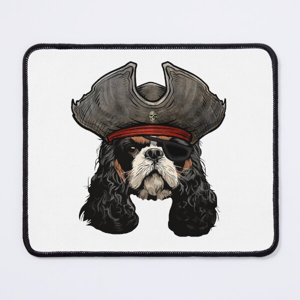 Item preview, Cavalier King Charles Spaniel Pirate designed and sold by whyitsme.