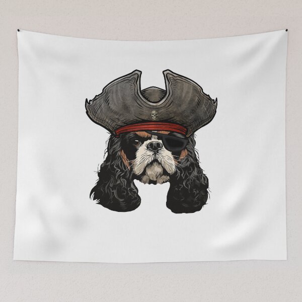 Item preview, Cavalier King Charles Spaniel Pirate designed and sold by whyitsme.
