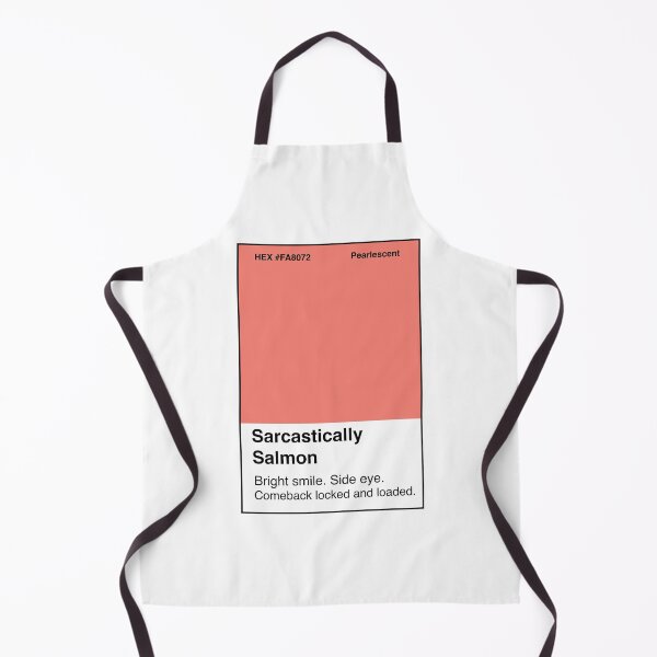 Item preview, Sarcastically Salmon | Feeling Some Type of Hue™ designed and sold by createbigwaves.