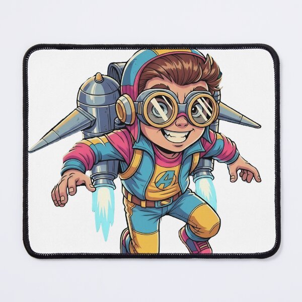 Item preview, Awesome Energetic Toonz Retro styled Flying Atoonz designed and sold by The Toonz Universe.