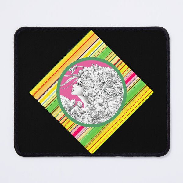 Item preview, Flower Goddess on a Bight Day in Modern Retro Style designed and sold by cremedecolor.