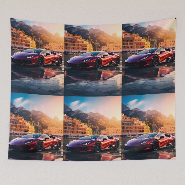 Item preview, Exotic Sports Car by Lake Como Waterfront designed and sold by RevUpDesign.
