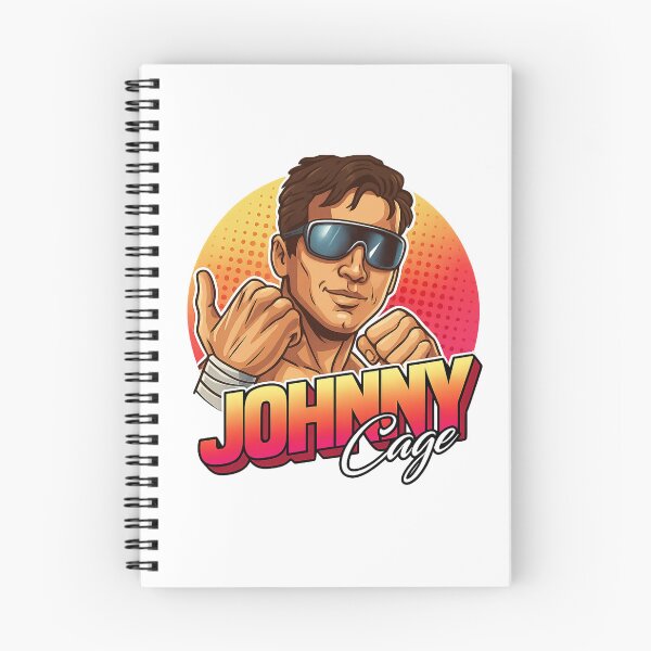 Item preview, Johnny Cage Mortal Kombat Logo Epic and Cool designed and sold by Action Heroes Stuff.