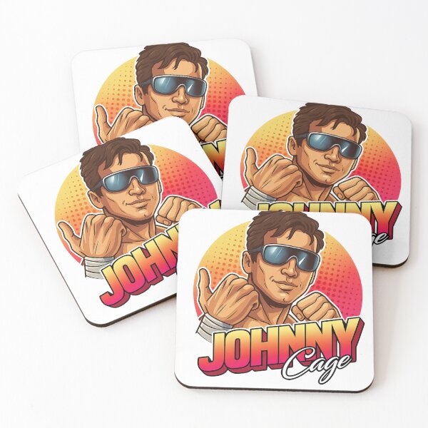 Item preview, Johnny Cage Mortal Kombat Logo Epic and Cool designed and sold by Action Heroes Stuff.