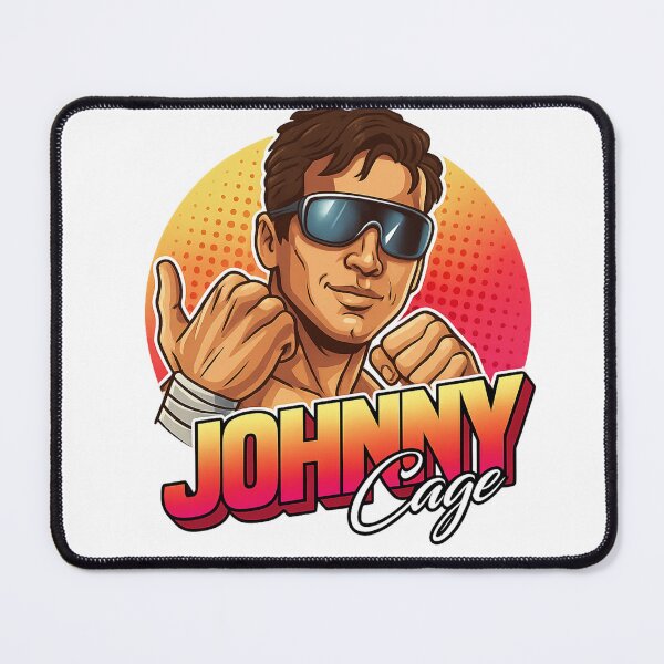 Item preview, Johnny Cage Mortal Kombat Logo Epic and Cool designed and sold by Action Heroes Stuff.