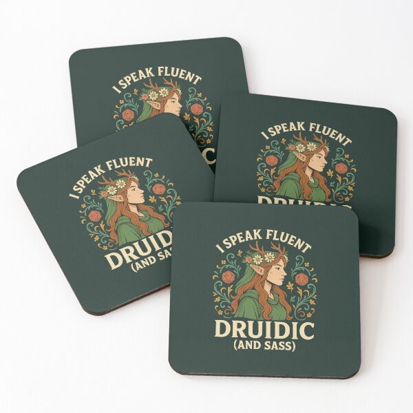 Item preview, I Speak Fluent Druidic (And Sass) designed and sold by Nerd Forge.