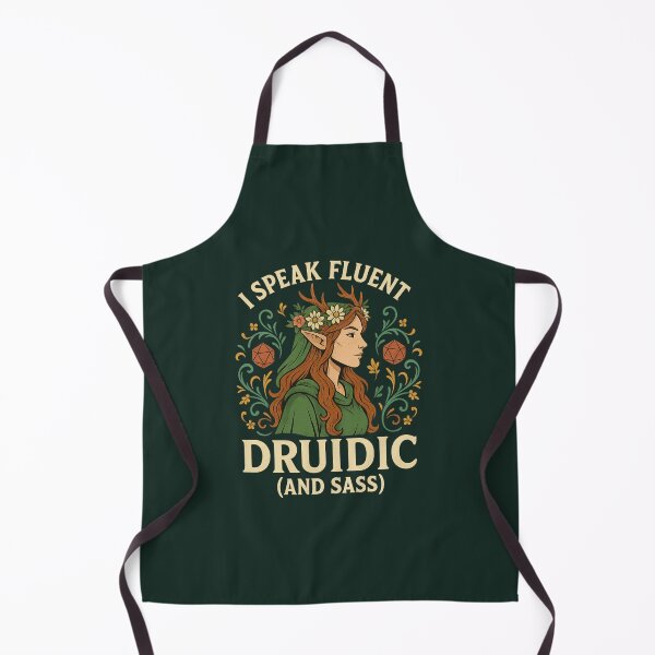 Item preview, I Speak Fluent Druidic (And Sass) designed and sold by Nerd Forge.