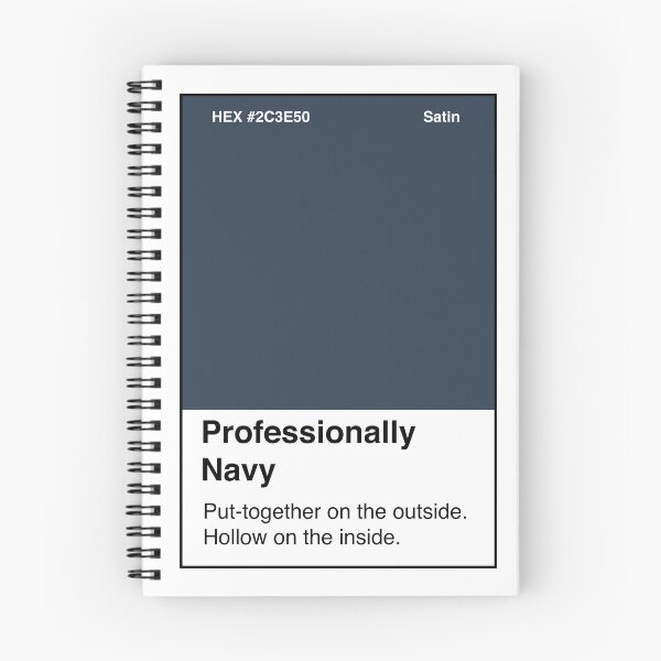 Item preview, Professionally Navy | Feeling Some Type of Hue™ designed and sold by createbigwaves.