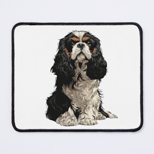Item preview, Cavalier King Charles Spaniel Dog Illustration designed and sold by whyitsme.