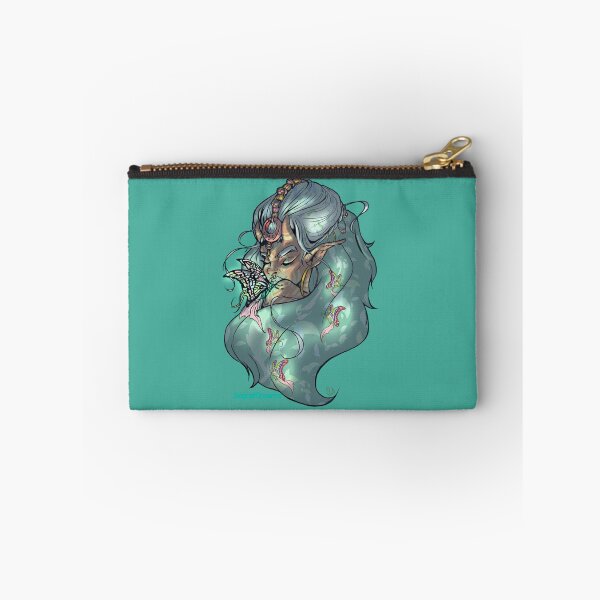 Item preview, Fantasy NymphMystical Horned Elf with Glowing Butterflies - Cosmic Fantasy, Spiritual & Ethereal Art designed and sold by SegretDreams.
