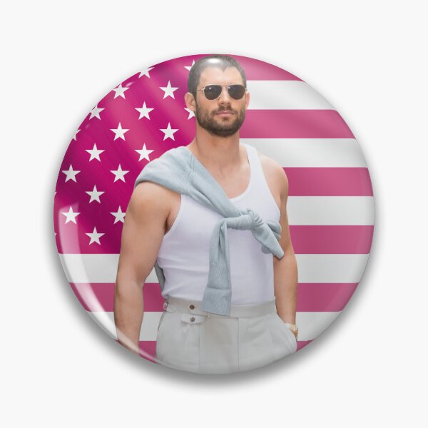 Item preview, David Corenswet Pink Flag Muscle Tank designed and sold by lavndershrtdays.