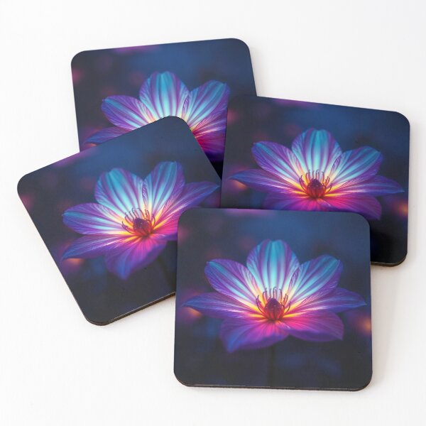 Item preview, Electric Bloom, Neon Lotus, Fantasy Flower designed and sold by SolaoLab.