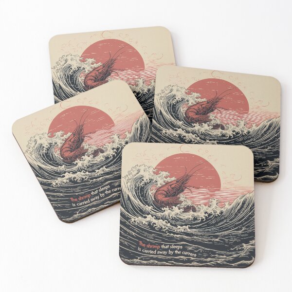 Item preview, Spanish Proverb The Shrimp That Sleeps designed and sold by Abstractarium.